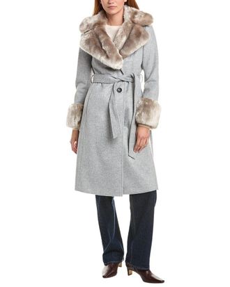 Via Spiga Belted Coat
