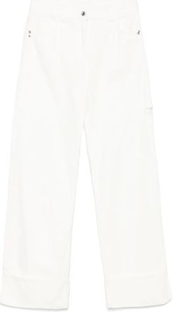 Patrizia Pepe Jeans a vita bassa - Bianco