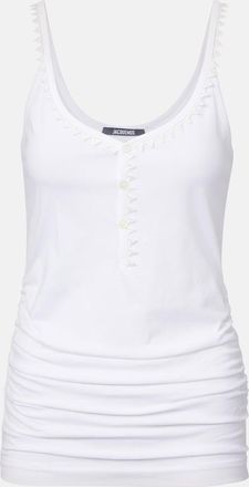 Jacquemus Clavela cotton tank top