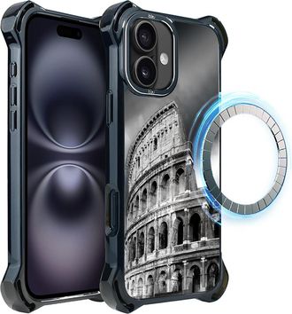 OEM Funda Ibizu Dropguard Ultra Para Iphone 16 Con Magsafe, Noir City, Coliseo