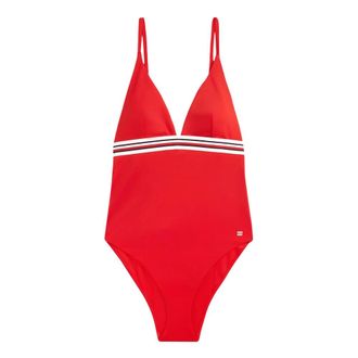 Tommy Hilfiger One-piece, female, Red, Size: M Triangle RP OP