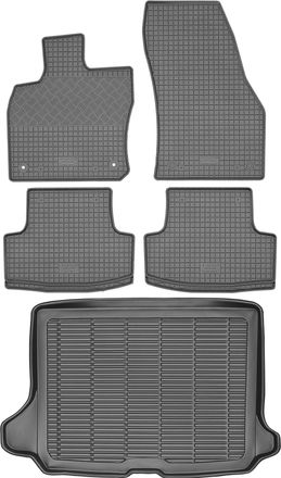 OEM Juego De Alfombrillas De Goma Para Coche Y Alfombrilla Para Maletero Para Audi Q2 Crossover (a Partir De 2016)