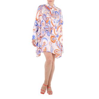 Roberto Cavalli Ladies Bandana Print Handkerchief Hem Dress, Brand Size 42 ( US Size 8 )