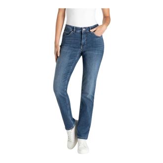 M.A.C Melanie Jeans Straight-Leg Blue Wash - female - MAC - Slim Fit Jeans - Blue - XS - Jeans
