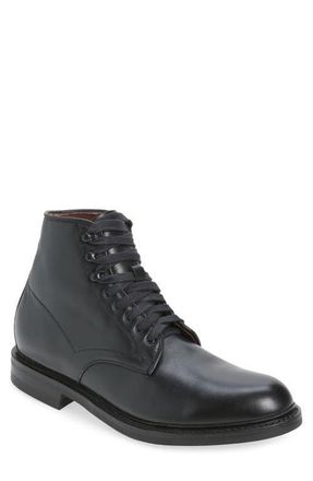 Allen Edmonds Higgins Mill Plain Toe Boot in Black at Nordstrom, Size 11.5