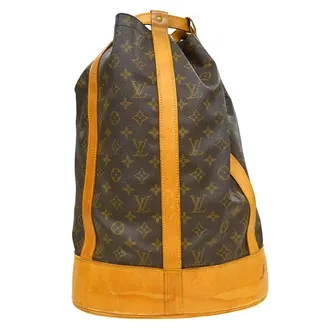 Louis Vuitton Randonnee Backpack Monogram Canvas Brown Canvas Backpack Bag (Pre-Owned)