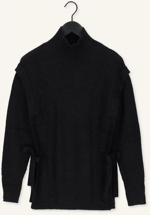 Bruuns Bazaar Parisa Carmel Sweater - Dames - Coltruien - Zwart - M - Wol - Truien & Vesten