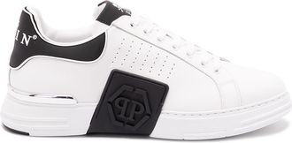 Philipp Plein Nappa Leather Sneakers Low-Top Hexagon