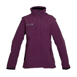 Deproc Outdoorjacke DEPROC ACTIVE ASCOT WOMEN, Damen, Gr. 36/38 (M), lila, 100% Polyester, mit Daumenl&ouml;chern,mit verstellbarem Klettverschluss, Jacken Outdoo