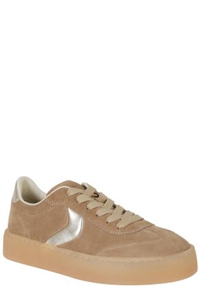 Voile Blanche Mind 02 Metallic Goat Skin Suede Low-Top Sneakers
