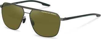 Porsche Design P8949 Polarized C417 Mens Sunglasses Grey Size 62