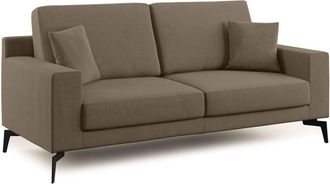 Divani.Store Divani.store - Prestige Sof&aacute; Moderno En Microfibra Desmontable 146 Cm Marr&oacute;n