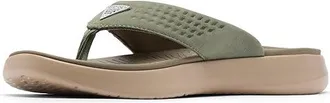 Columbia Boatside Flip Lea Mens Sandals Cypress/Wet Sand : 11 D - Medium, Rubber