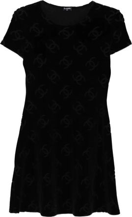Chanel Abito a maniche corte 1990-2000 - Nero