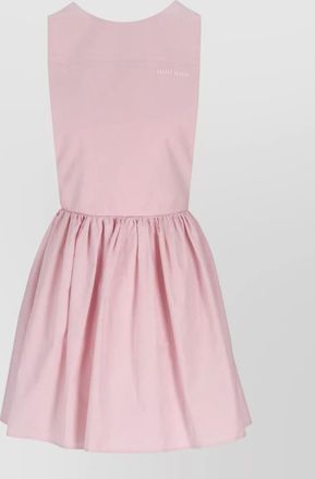 Miu Miu cotton sleeveless mini dress