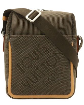 Louis Vuitton Green Coated/Waterproof Canvas Citadin (Authentic Pre-Loved)