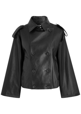 Arma Rima Leather Jacket - Black - 16 (UK16 / XL)