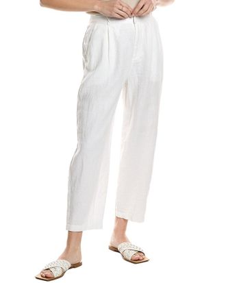 Bella Dahl Relaxed Pleat Front Linen Trouser