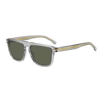 HUGO BOSS BOSS 1599/S 0KB7 QT Transparent Grey/Dark Green