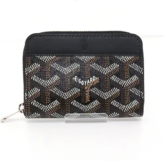 Goyard Black Yellow Coin Purse/Coin Case (Pre-Owned)