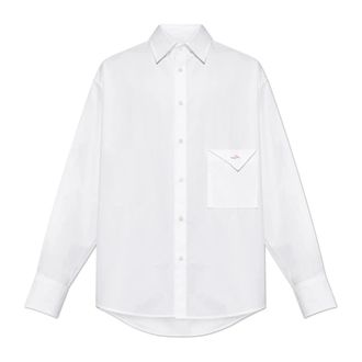Jacquemus Formal Shirts, male, White, Size: L The Nappe shirt
