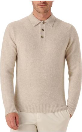 FILIPPO DE LAURENTIIS Truien & Vesten, Heren, Beige, 2Xl, Truien Leurink Exclusives Polo Ml