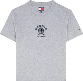 Tommy Jeans Mujer, Camisetas, Gris, Talla: S