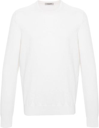 La Fileria fine-knit cashmere sweater - men - Cashmere - 56 - White