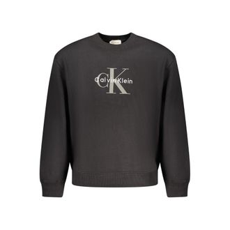 Calvin Klein Zwarte Katoenen Heren Sweatshirt