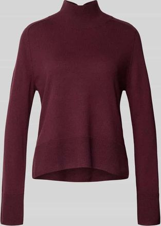 Tom Tailor Regular Fit Rollkragenpullover aus Baumwoll-Kaschmir-Mix in Rot Melange, Größe XL