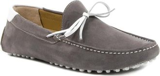 Dee Ocleppo Loafers, male, Gray, Size: 10 US Luxurious Suede Driving Loafer