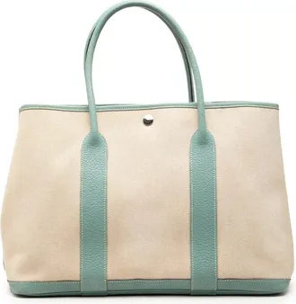 Herm&egrave;s Pre-owned Hermes Toile and Negonda Garden Party 36 Tote Ladies CSO1O5XBTKGP7FRZ