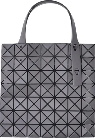 Bao Bao Issey Miyake Geometric Panel Tote Bag In Glossy Pvc With Adjustable Handles