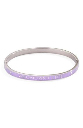 Alex and Ani Grateful Heart Hinge Bangle Bracelet in Silver at Nordstrom