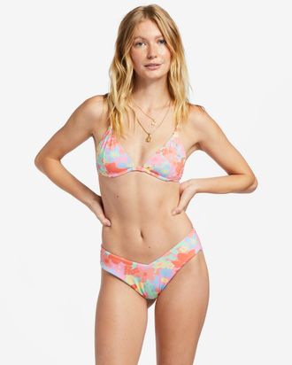 Billabong B&uuml;gel-Bikini-Top BILLABONG Coast Is Clear Reese, Damen, Gr. XS, Cup B, bunt (multi), Obermaterial: 84% Polyester, 16% Elasthan;, Bikini-Oberteile B&uuml;ge