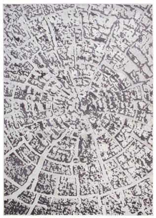 Tapiso Alfombra de sal&oacute;n gris beige vintage suave 140 x 200 cm