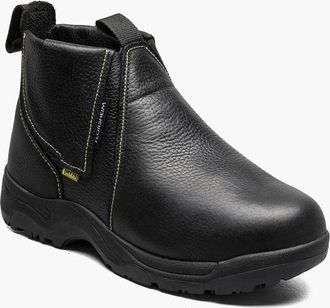 Florsheim Mens Florsheim Hercules FE690-001 Black Steel Toe Work Shoes GAL2013