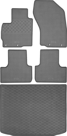 OEM Juego De Alfombrillas De Goma Para Coche Y Alfombrilla Para Maletero Para Mitsubishi Asx Crossover (05.2010-12.2021)