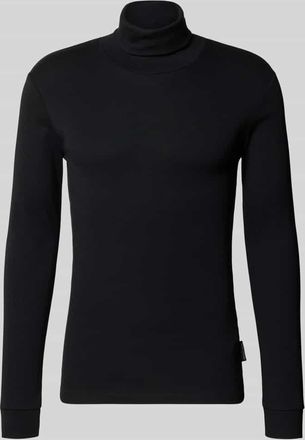 Marc O'Polo Regular Fit Langarmshirt aus reiner Baumwolle in Black, Größe XXL