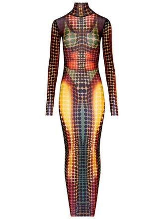 Jean Paul Gaultier Long Dress With Print