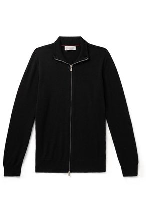 Brunello Cucinelli Cashmere Zip-Up Sweater