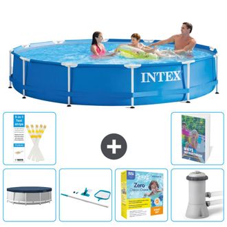 Intex Piscina Con Estructura Redonda - 366x76 Cm - 7-piezas S28