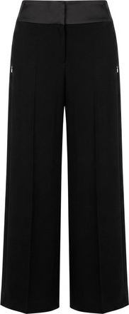 Patrizia Pepe Black Tailored Straight-Leg Pants