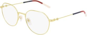 Gucci Glasses, female, Multicolor, Size: 51 MM Soft Round-frame Glasses