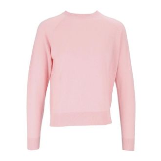 MC2 Saint Barth Delphine Cashmere 21 - Dames - Ronde hals truien - Roze - S - Kasjmier - Truien & Vesten
