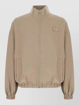 Amiri jacket high collar elastic cuffs hem