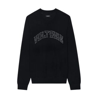 Zadig&Voltaire Kennedy We Voltaire Trui - Heren - Truien - Zwart - Maat: XL Kasjmier