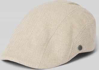 Bugatti Schirmmütze aus Leinen-Baumwoll-Mix in Beige, Größe 57