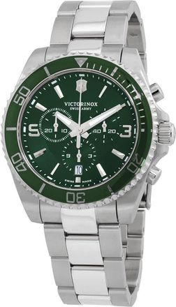 Victorinox by Swiss Army Maverick Quartz Green Dial Mens Watch 241946