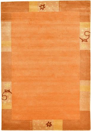 THEKO Alfombra gabbeh floral de lana hecha a mano